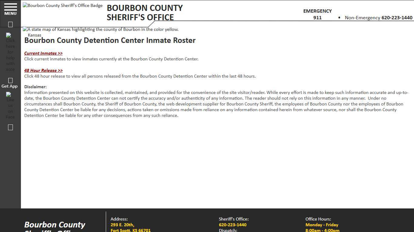Roster Choose - Bourbon County KS Sheriff’s Office